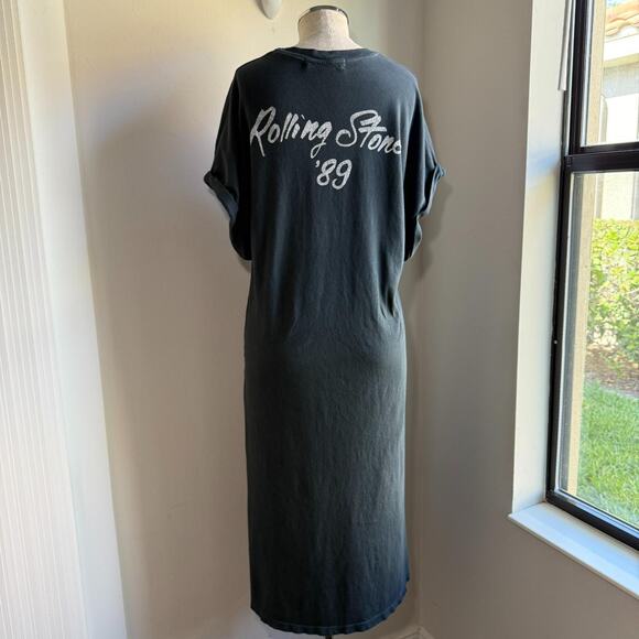 Daydreamer x Free People Rolling Stones 1989 Maxi Tee Dress M - Picture 4 of 8
